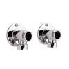 Backplate Elbow Unions - Wall Mtd Couplings - A312 profile small image view 1 