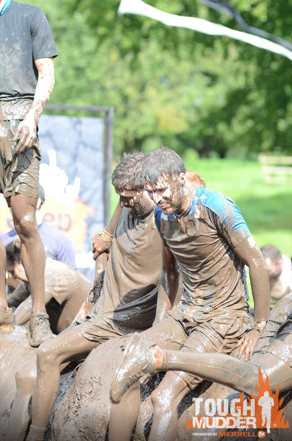 Muddy slide!