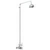 Ultra Traditional Exposed Thermostatic Shower Package with Twin Valve & Riser Kit profile small image view 2 