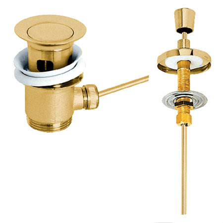 Deva 1 1/4" Basin Pop Up Waste Assembly Kit - Gold - PUW190/501 Large Image