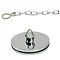 1 3/4" Chrome Plated Brass Bath Plug With 18" Chain Profile Large Image