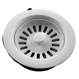 1.5" Basket Strainer Sink Waste - White - 82075180 Large Image