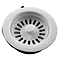 1.5" Basket Strainer Sink Waste - White - 82075180 Large Image