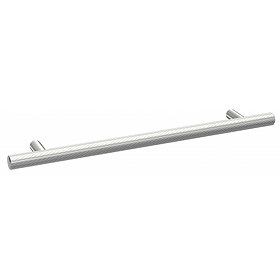 1 x Arezzo Industrial Style Round 'T' Bar Chrome Handle (192mm Centres) Large Image