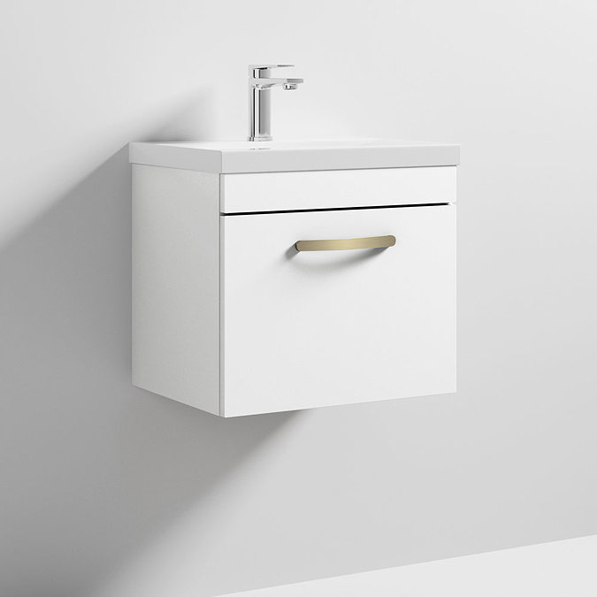 1 x Brooklyn Brushed Brass Additional Bar Handle - L210mm (196mm Centres) Feature Large Image
