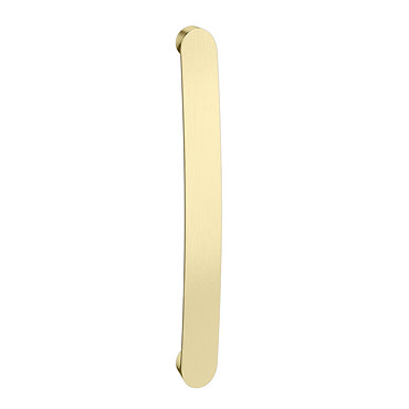 1 x Brooklyn Brushed Brass Additional Bar Handle - L210mm (196mm Centres)  Profile Large Image
