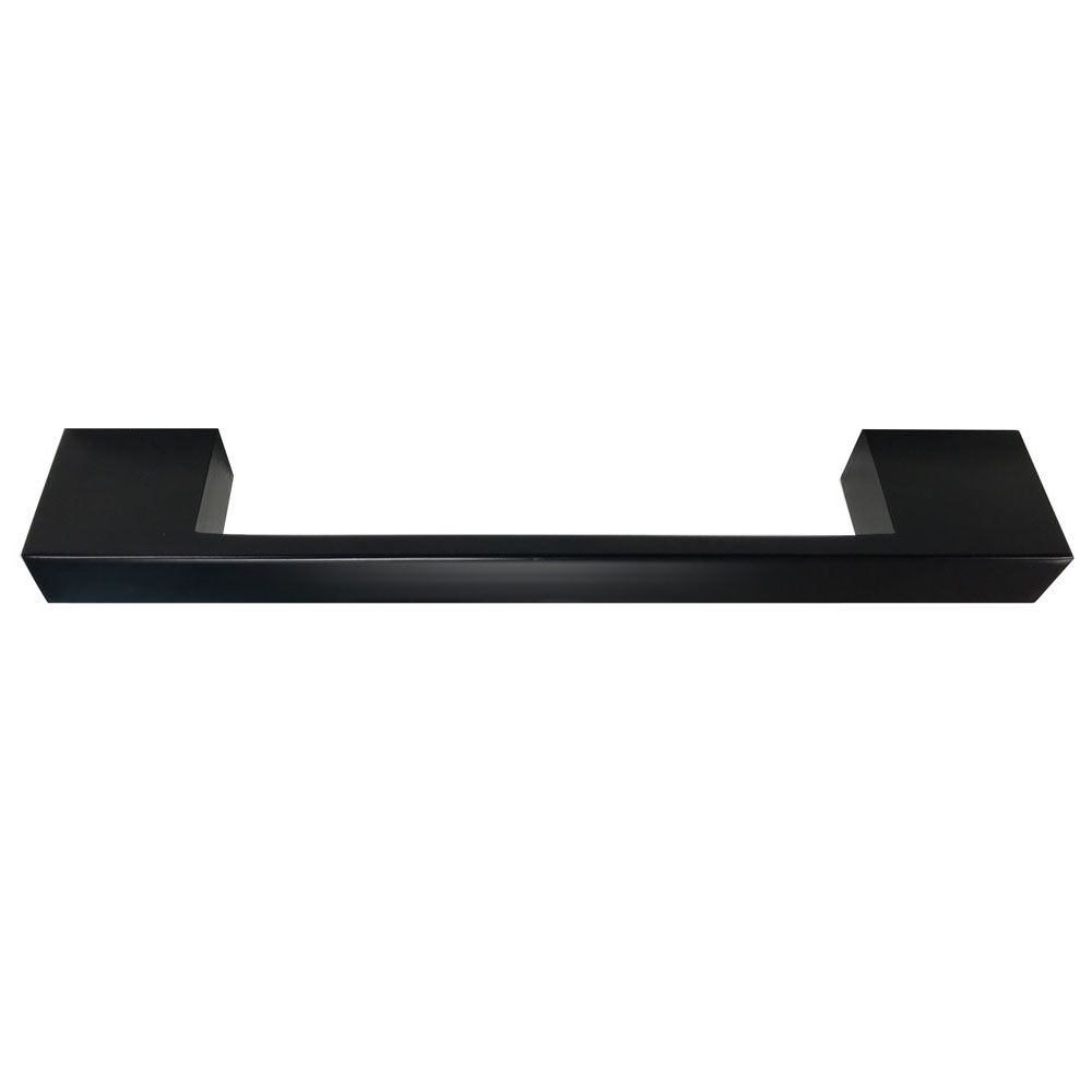 1 x Modern D Type Matt Black Additional Handle - L150mm (128mm Centres)  Profile Large Image