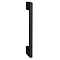 1 x Modern D Type Matt Black Additional Handle - L150mm (128mm Centres) Large Image