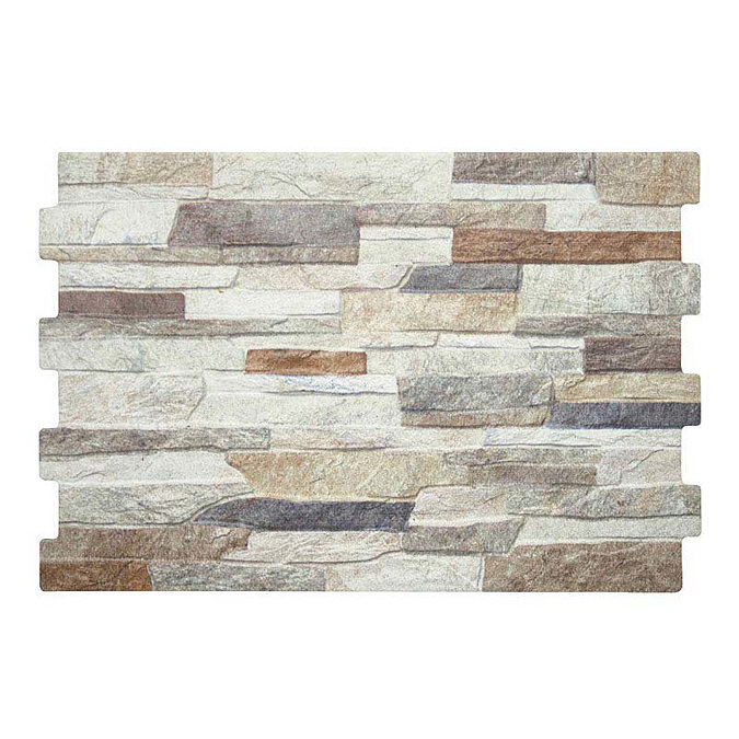 Textured Alps (Mixed) Stone Effect Wall Tiles - 34 x 50cm
