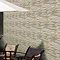 Textured Alps Stone Effect Wall Tiles - 34 x 50cm  In Bathroom Large Image