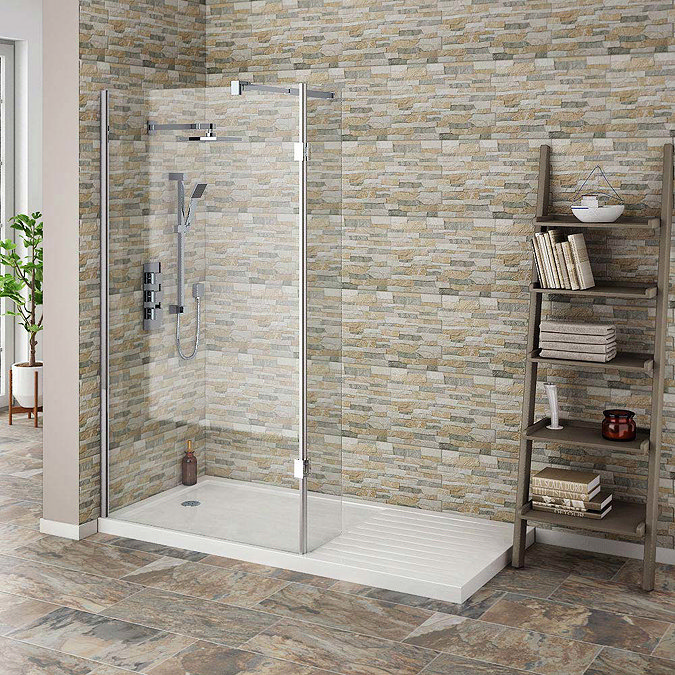 Textured Alps Stone Effect Wall Tiles - 34 x 50cm  Standard Large Image