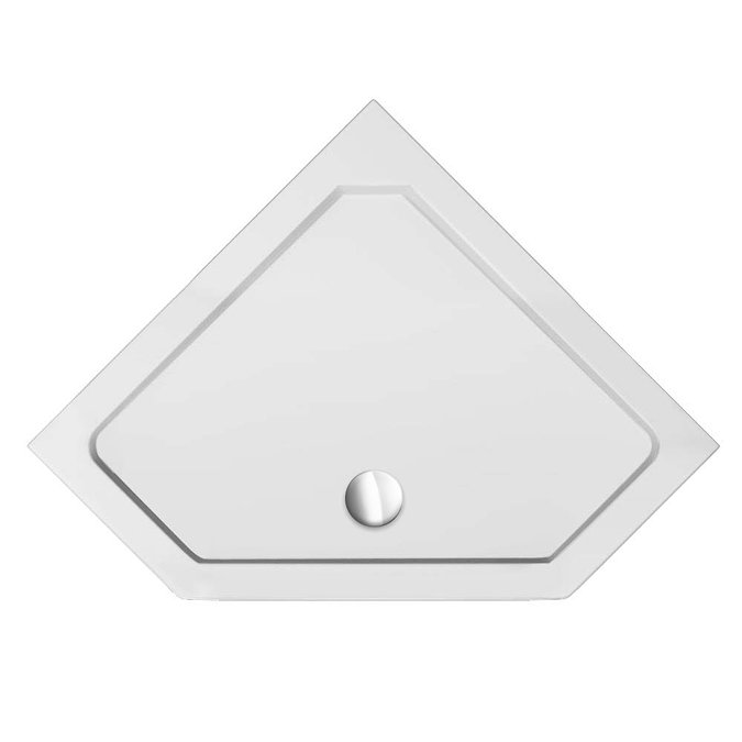 1100 x 1100 Diamond Shaped Shower Tray Large Image