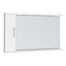 Alaska 1200mm Illuminated Mirror Cabinet (High Gloss White - Depth 170mm) Large Image
