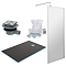 Imperia 1200 x 900 Wet Room Pack - Chrome