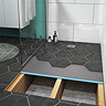 1200 x 900 Wet Room Walk In Rectangular Tray Former Kit (End Waste)  Feature Large Image