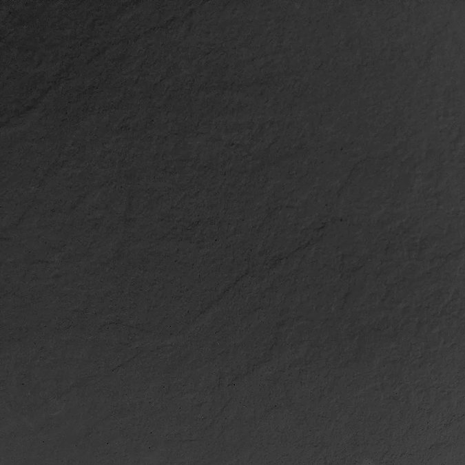 1400 x 900mm Black Slate Effect Rectangular Shower Tray + Chrome Waste  Feature Large Image