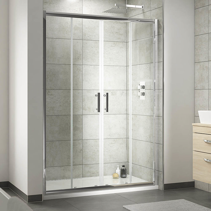 Pacific Double Sliding Shower Door - Various Sizes  Newest Large Image