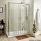 Pacific Double Sliding Shower Door - Various Sizes  In Bathroom Large Image