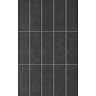 15 Taranto Matt Black Pre Cut Wall Tiles - 25 x 40cm Large Image