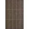 15 Taranto Matt Brown Pre Cut Wall Tiles - 25 x 40cm Large Image