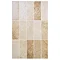 Salerno Mixed Travertine Effect Wall Tiles - 250mm x 400mm Large Image
