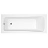 1500 x 700 Square Single Ended Bath + Panels  Profile Large Image