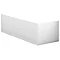 1500 x 700 Square Single Ended Bath + Panels Feature Large Image