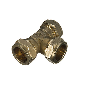 15mm Equal Tee Compression Fitting