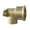 15mm x 1/2" Wallplate Elbow - End Feed  Profile Large Image
