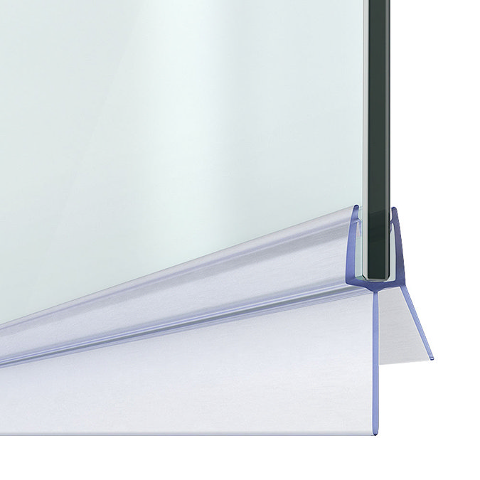 16-18mm Gap Bath Shower Screen Door Seal Strip - Glass 4-6mm Large Image