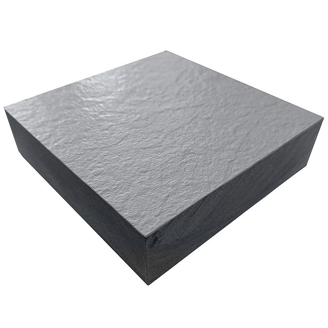 1600 x 800mm Grey Slate Effect Rectangular Shower Tray Standard Large Image