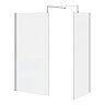 1600 x 900 Wet Room Enclosure Pack - Chrome  Profile Large Image