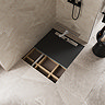 Imperia 1600 x 900 Wet Room Pack with Linear Tileable Waste Cover Chrome