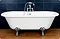 1700 Double Ended Bath with Chrome Leg Set Large Image