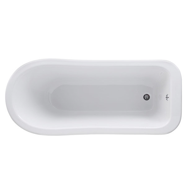 Premier Kensington 1700 Roll Top Slipper Bath Inc. Chrome Leg Set Profile Large Image