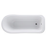 Premier Kensington 1700 Roll Top Slipper Bath Inc. Chrome Leg Set Profile Large Image