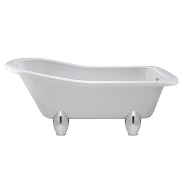 Premier Kensington 1700 Roll Top Slipper Bath Inc. Chrome Leg Set Profile Large Image