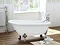 Winchester 1680 x 720 Luxury Freestanding Slipper Bath with Chrome Leg Set Large Image