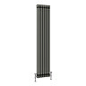 1800 x 376mm Raw Metal (Lacquered) 3 Column Radiator