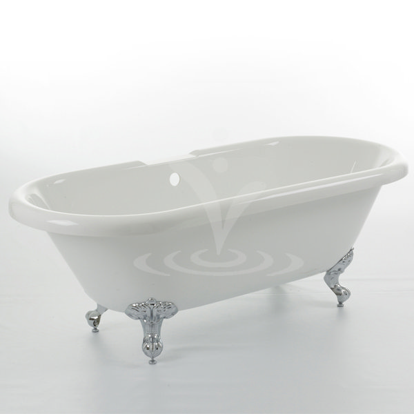 double ended freestanding bath 1800