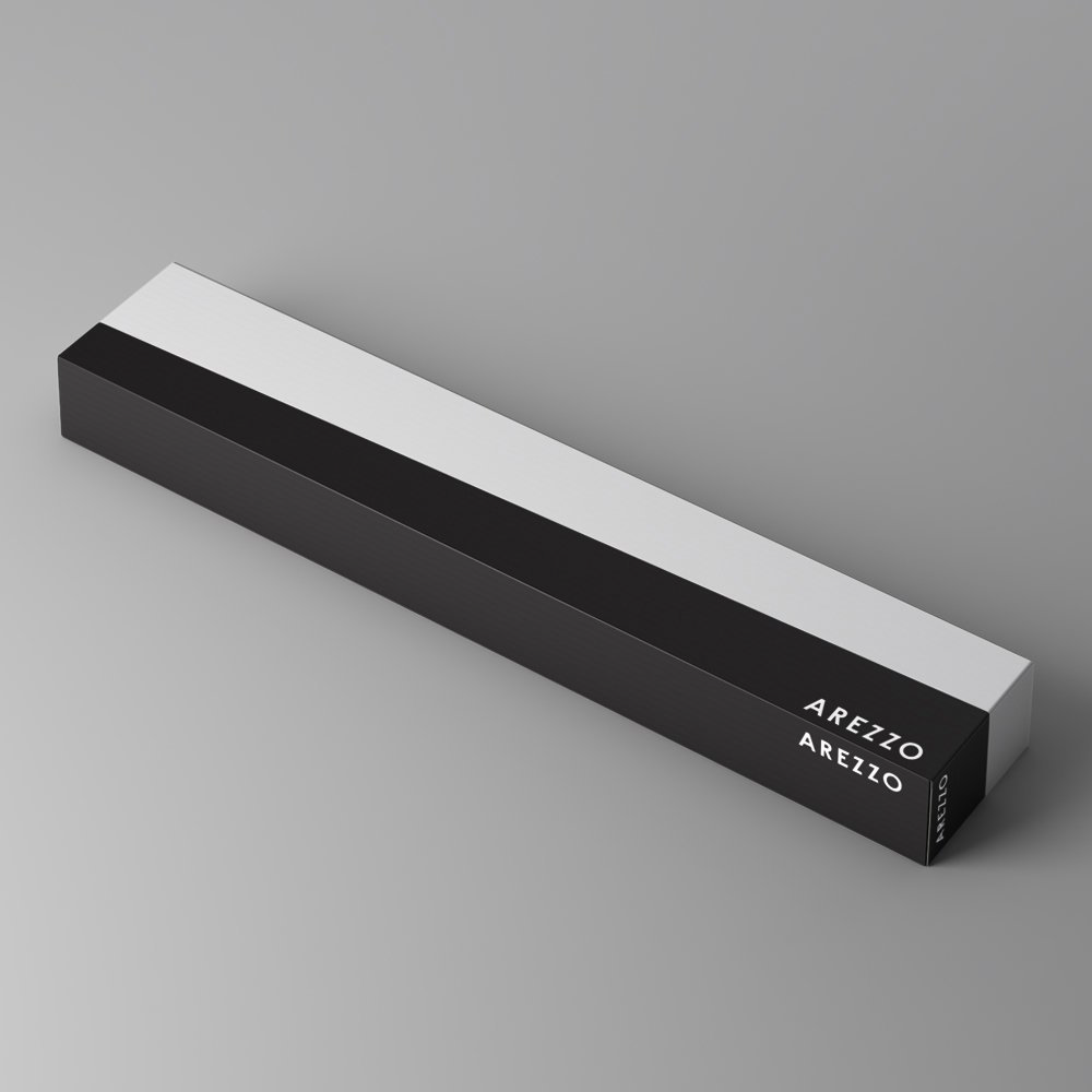 Arezzo 180mm Black Nickel 15mm Pipe Kit for Radiator Valves