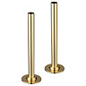 Arezzo 180mm Gold 15mm Pipe Kit for Radiator Valves