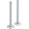 Arezzo 180mm Chrome 15mm Pipe Kit for Radiator Valves Large Image