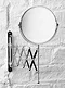 2 Way Omega Extend Bathroom Mirror - 0509068 Large Image