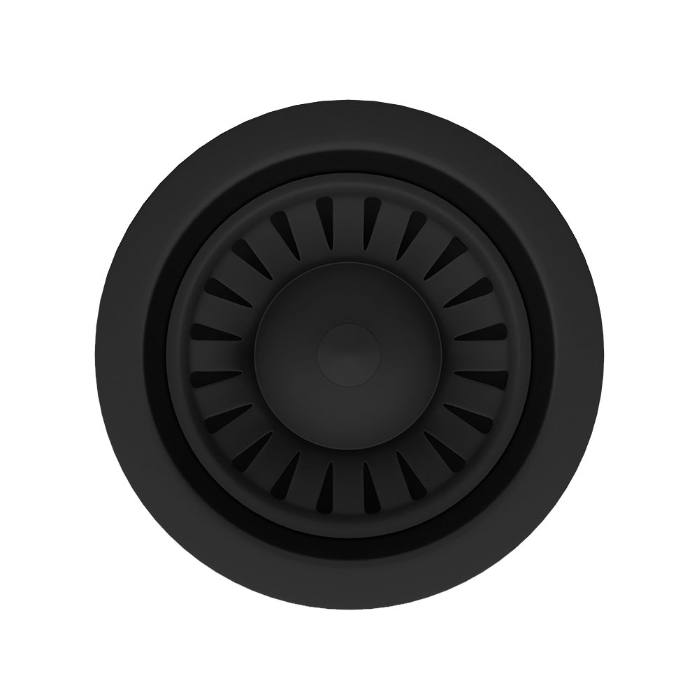 Dependable 2-in-1 Kitchen Sink Strainer & Stopper – Black Silicone And Plastic, 4 Inch Round