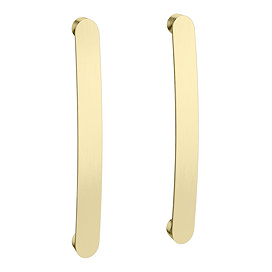 2 x Brooklyn Brushed Brass Additional Bar Handles - L210mm (196mm Centres) Large Image
