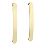2 x Brooklyn Brushed Brass Additional Bar Handles - L210mm (196mm Centres) Large Image