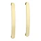 2 x Brooklyn Brushed Brass Additional Bar Handles - L210mm (196mm Centres) Large Image
