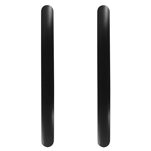 2 x Brooklyn Matt Black Additional Bar Handles - L210mm (196mm Centres)