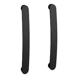 2 x Brooklyn Matt Black Additional Bar Handles - L210mm (196mm Centres) Large Image